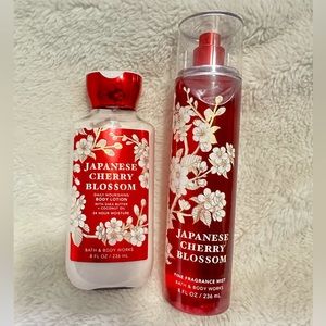Bath & Body Works Japanese Cherry Blossom Mist collection